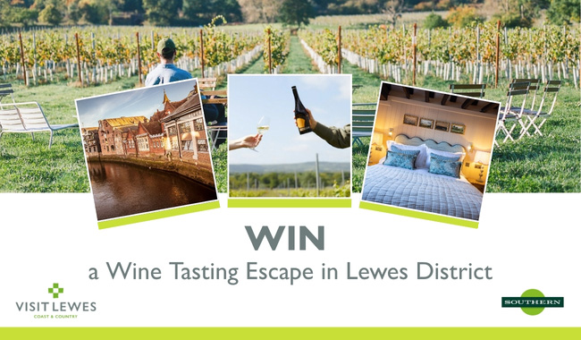 Win a wine tasting escape in Lewes District